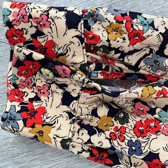 ZARA Basic Z1975 Denim Floral Dress NWT - Size S - Picture 12 of 12